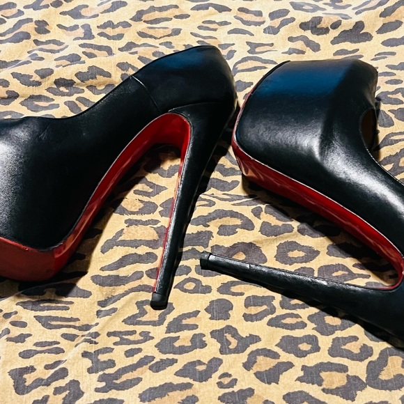Christian Louboutin Daffodile Platform Pumps Black 6/36 - Picture 2 of 6
